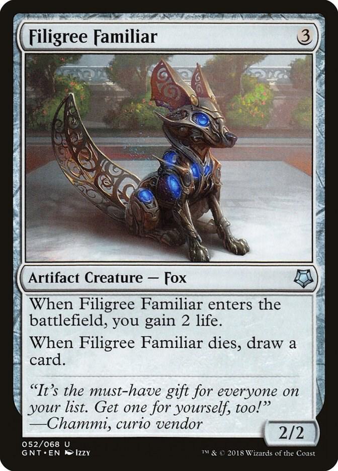 Filigree Familiar 52 card from Magic Game Night