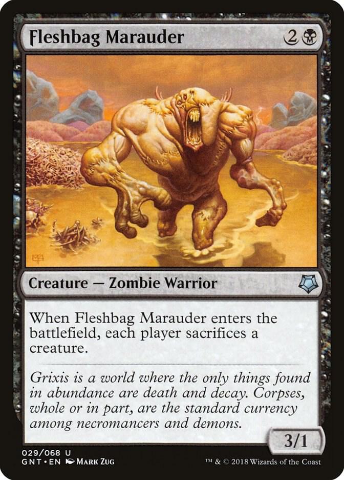 Fleshbag Marauder 29 card from Magic Game Night
