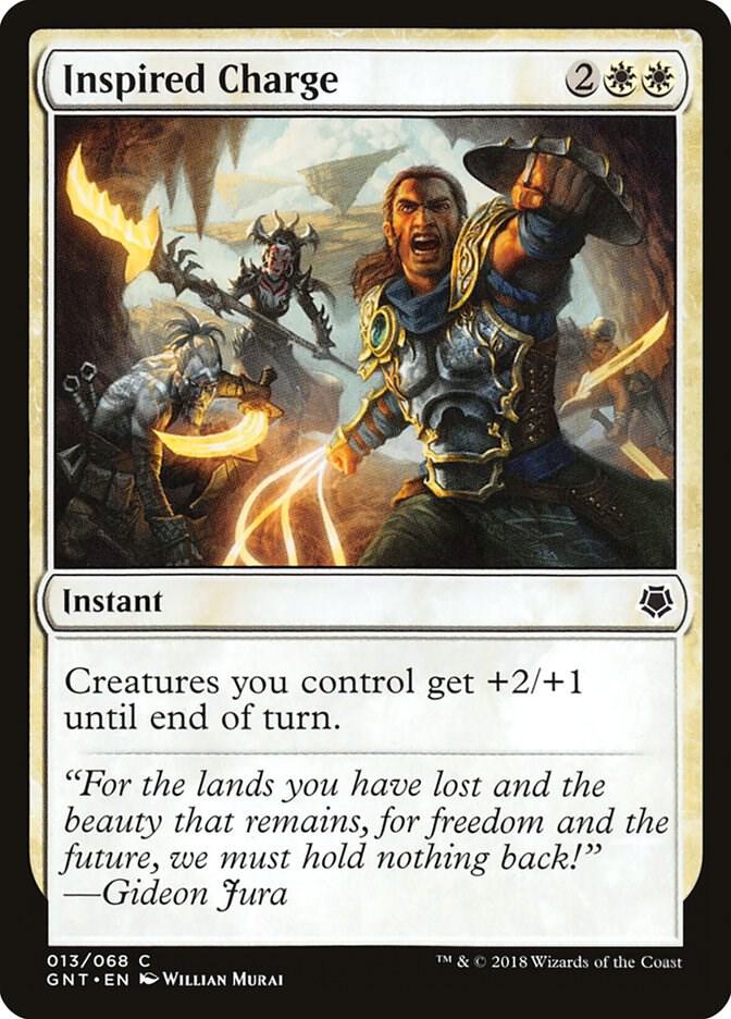 Inspired Charge 13 card from Magic Game Night