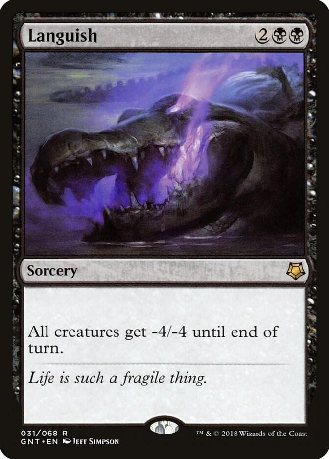 Languish 31 card from Magic Game Night