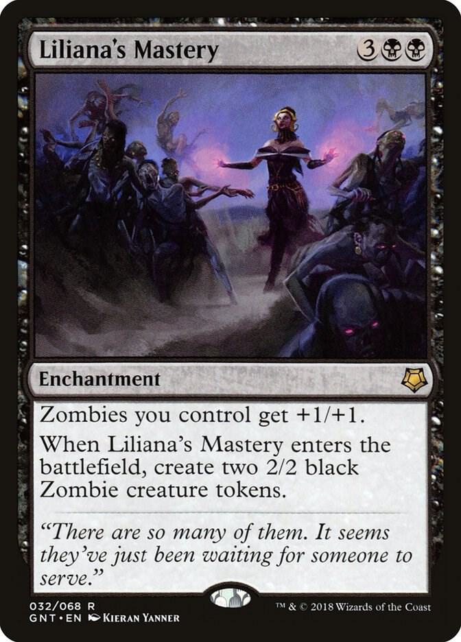 Liliana's Mastery 32 card from Magic Game Night