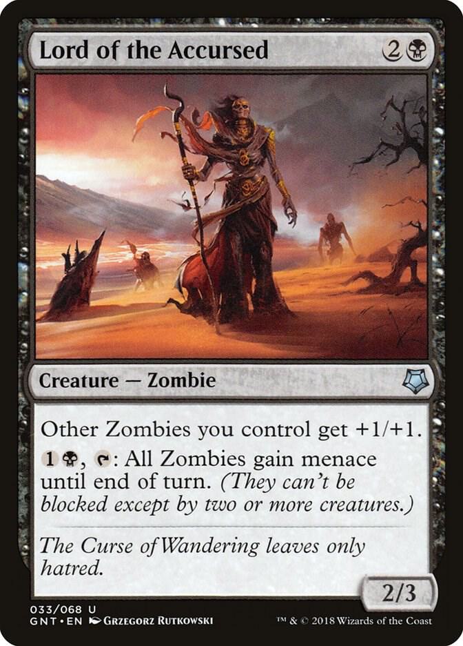 Lord of the Accursed 33 card from Magic Game Night
