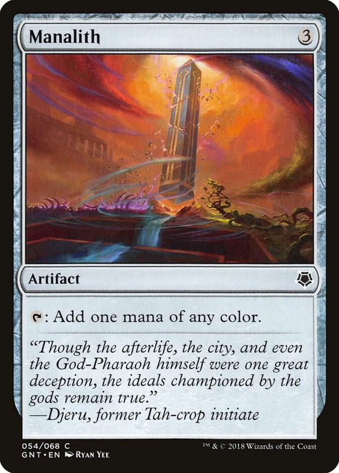Manalith 54 card from Magic Game Night