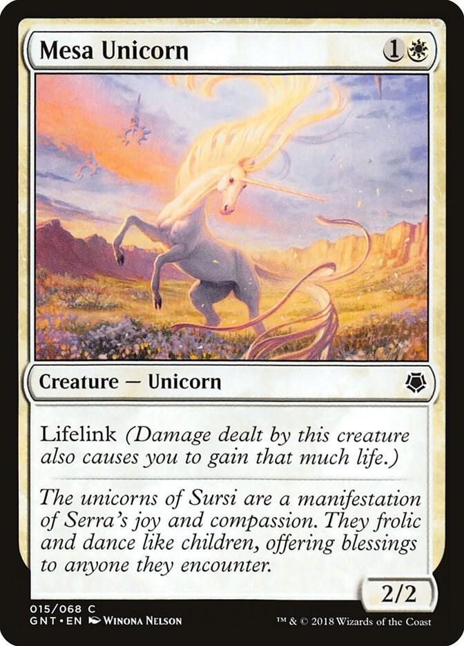Mesa Unicorn 15 card from Magic Game Night