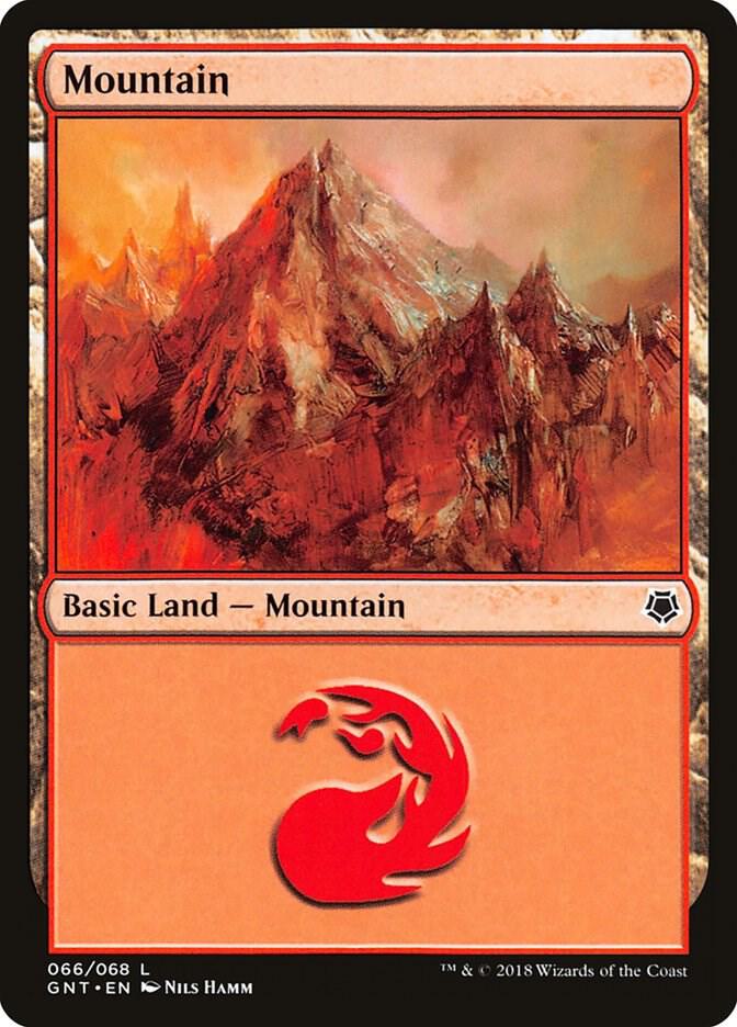 Mountain 66 card from Magic Game Night