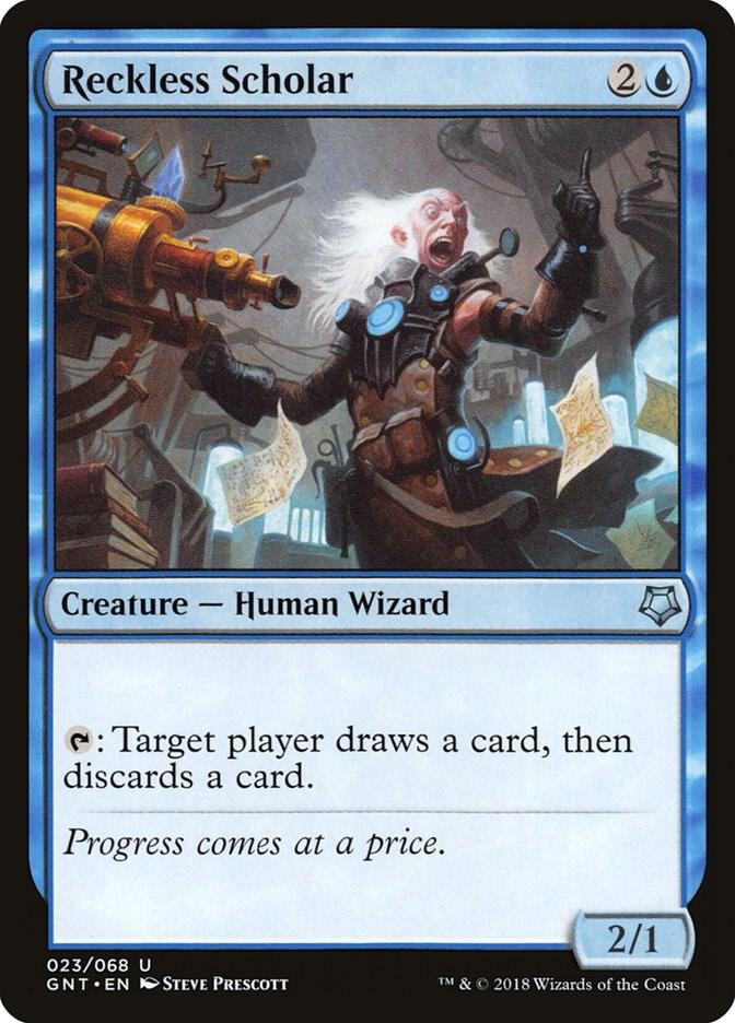 Reckless Scholar 23 card from Magic Game Night