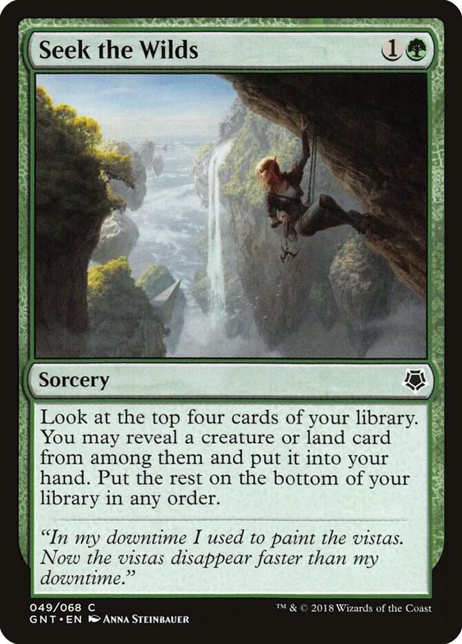 Seek the Wilds 49 card from Magic Game Night