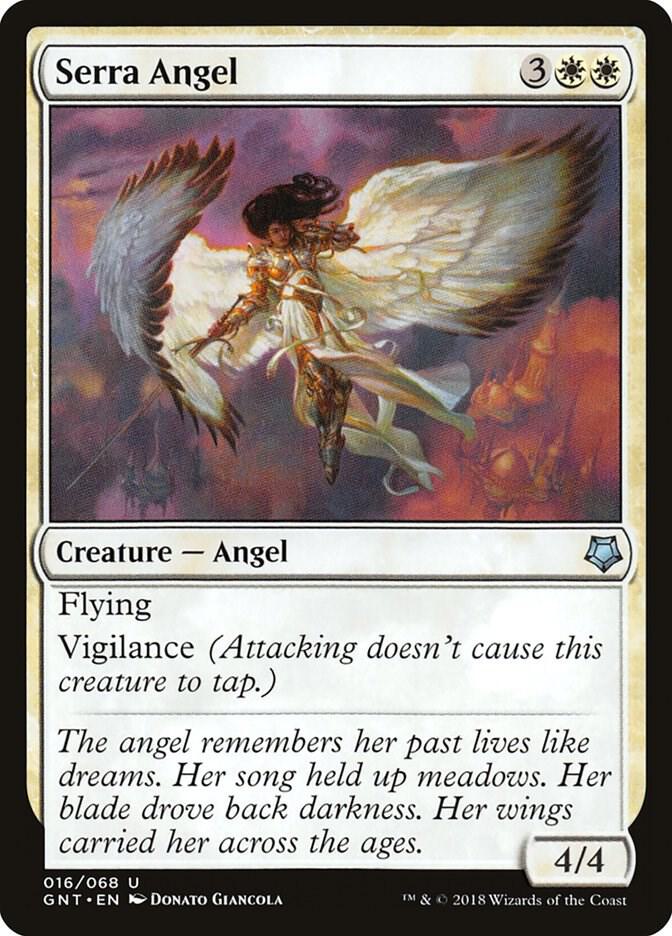 Serra Angel 16 card from Magic Game Night