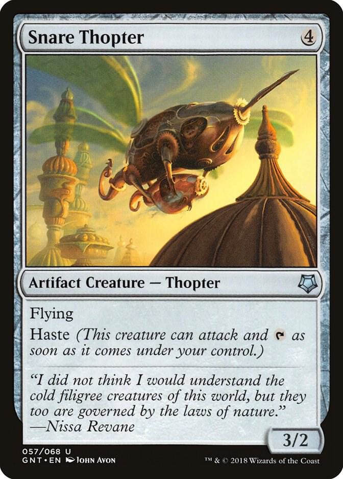 Snare Thopter 57 card from Magic Game Night