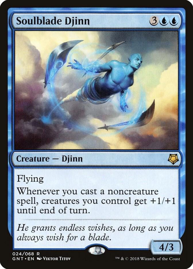 Soulblade Djinn 24 card from Magic Game Night