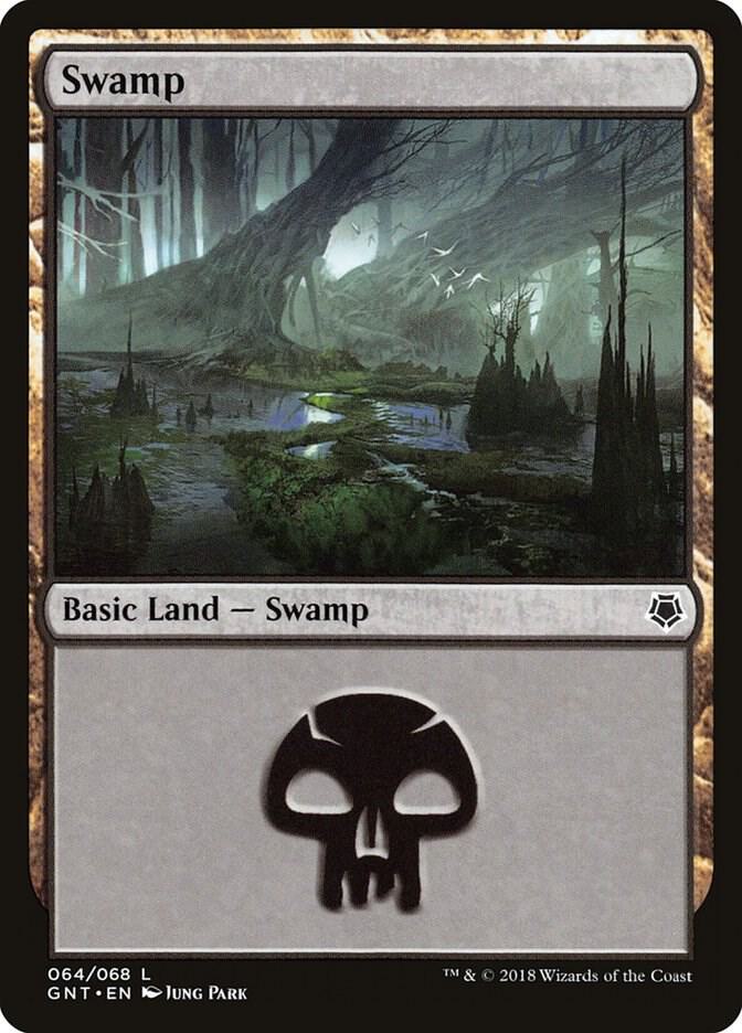 Swamp 64 card from Magic Game Night