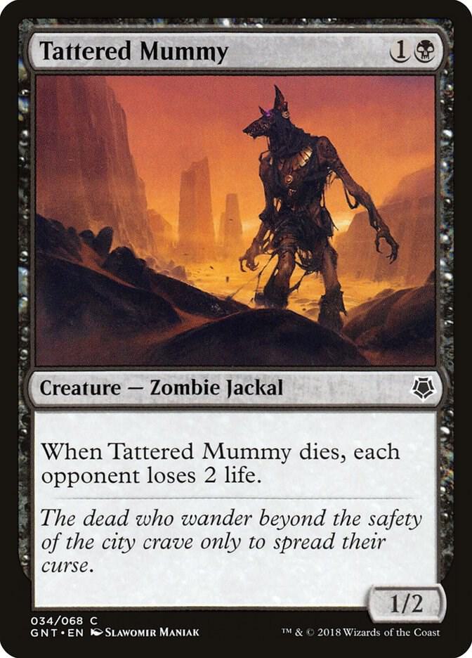 Tattered Mummy 34 card from Magic Game Night