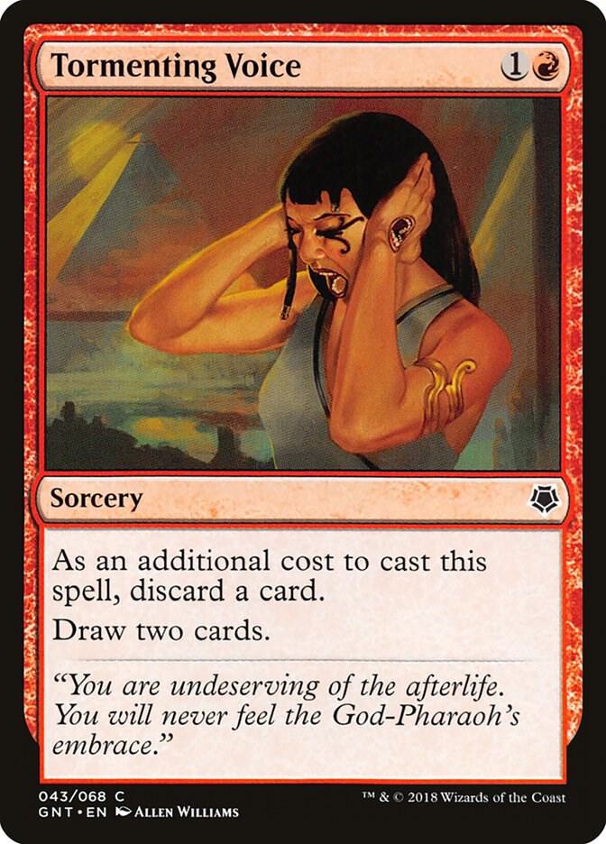 Tormenting Voice 43 card from Magic Game Night
