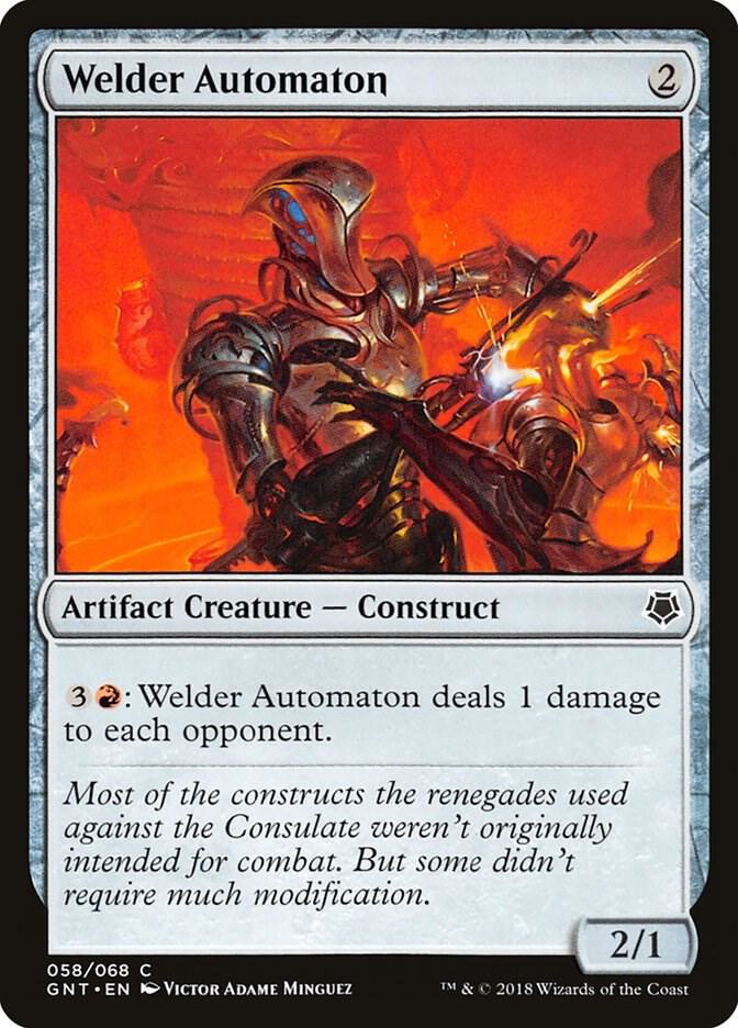 Welder Automaton 58 card from Magic Game Night