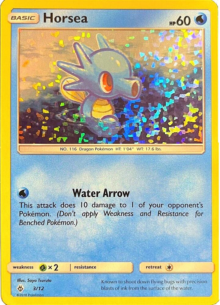 Horsea - 3/12 003/012 card from McDonald's Promos 2018