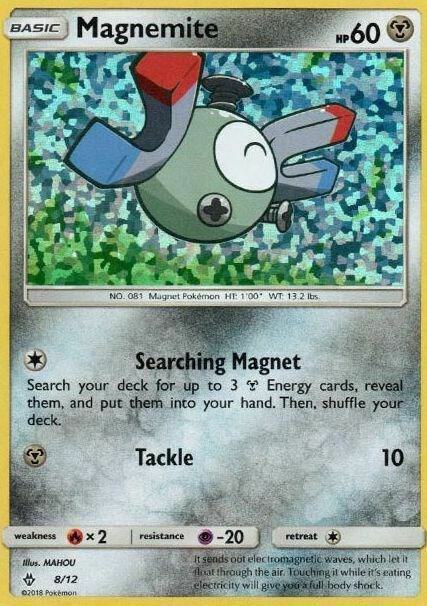 Magnemite - 8/12 008/012 card from McDonald's Promos 2018