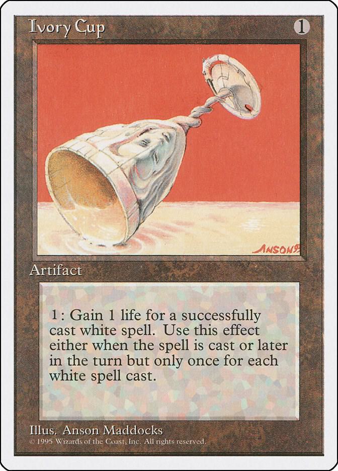 Ivory Cup card from Fourth Edition
