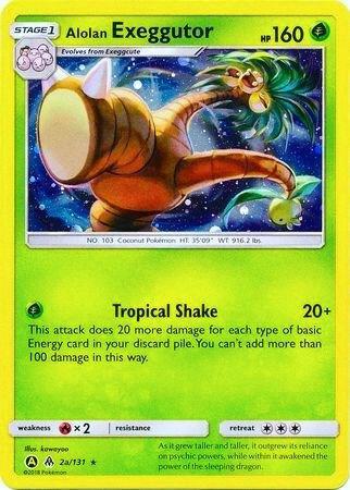 Alolan Exeggutor - 2a/131 002a/131 card from Alternate Art Promos