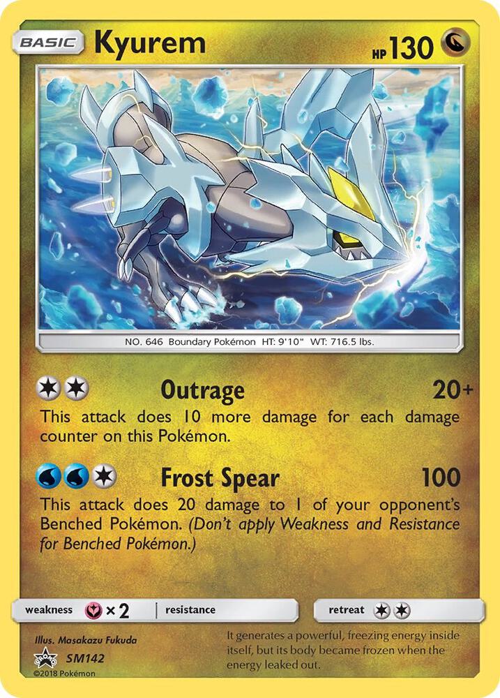 Kyurem SM142 card from SM Promos