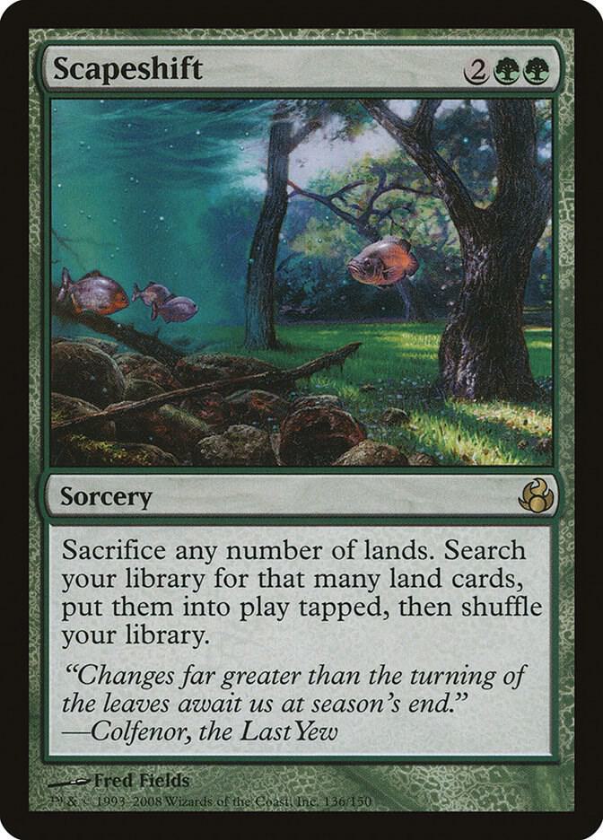 Scapeshift 136 card from Morningtide