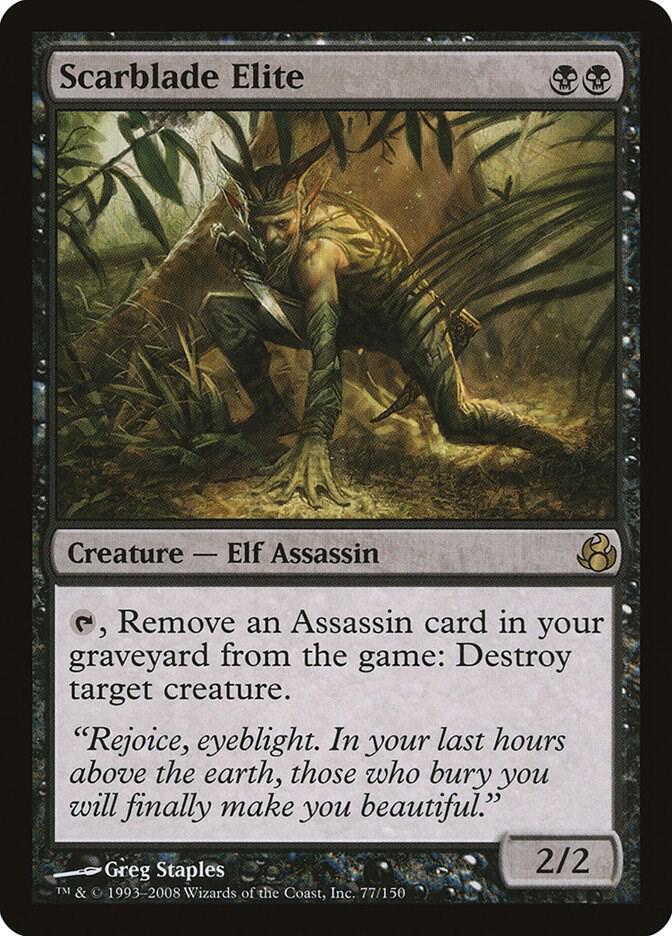Scarblade Elite 77 card from Morningtide
