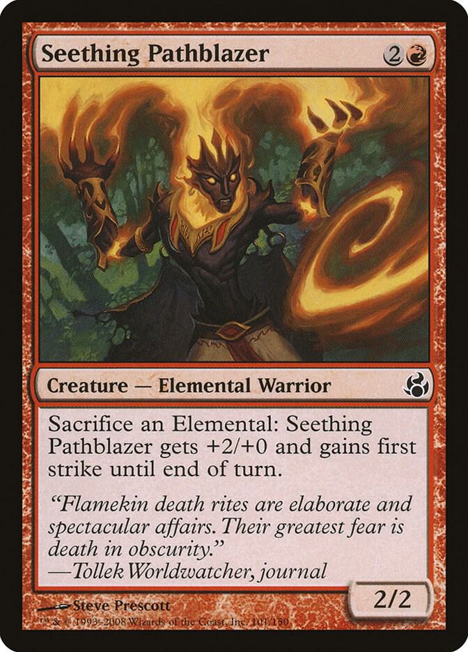 Seething Pathblazer 101 card from Morningtide