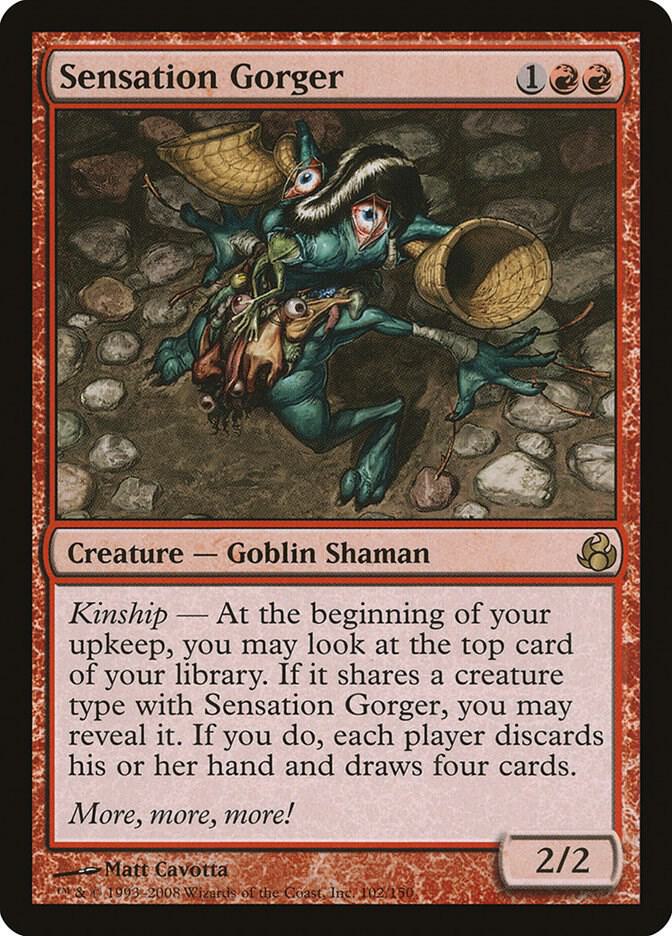 Sensation Gorger 102 card from Morningtide