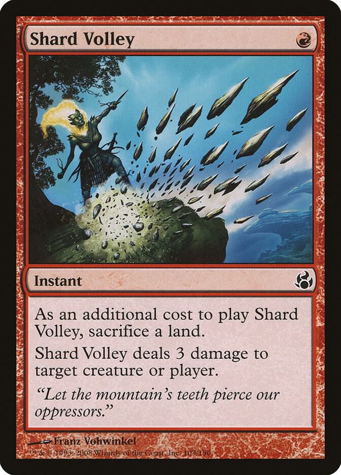 Shard Volley 103 card from Morningtide