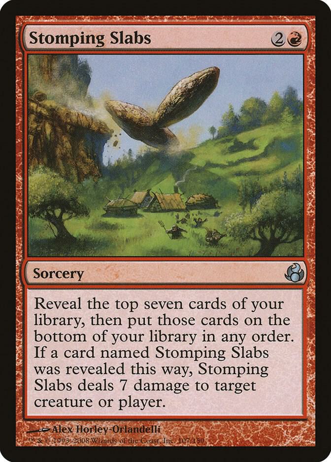 Stomping Slabs 107 card from Morningtide