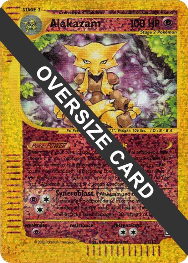 Alakazam - 1/12 (Box Topper) 001/012 card from Jumbo Cards