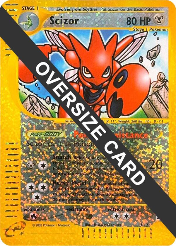 Scizor - 7/12 007/012 card from Jumbo Cards