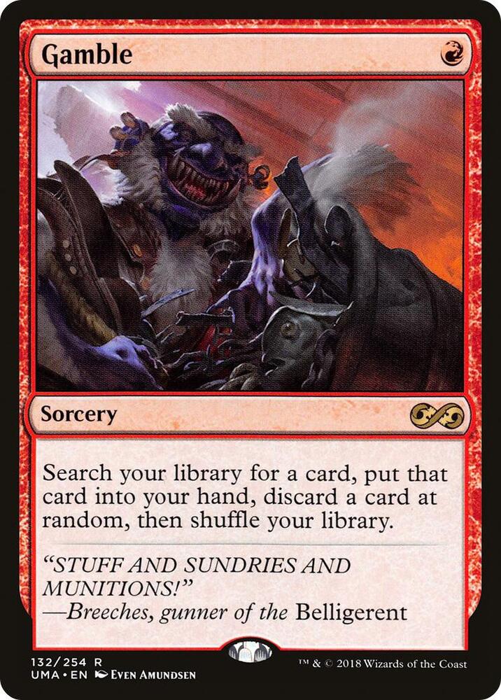 Gamble 132 card from Ultimate Masters
