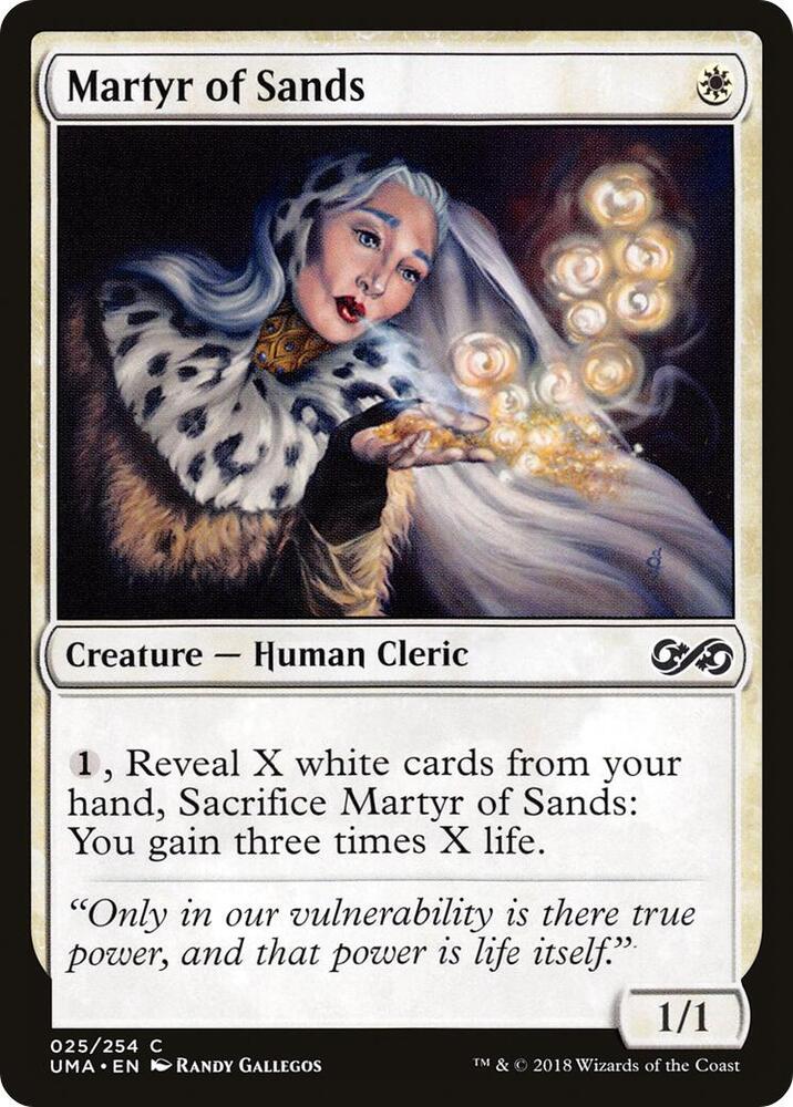 Martyr of Sands 25 card from Ultimate Masters