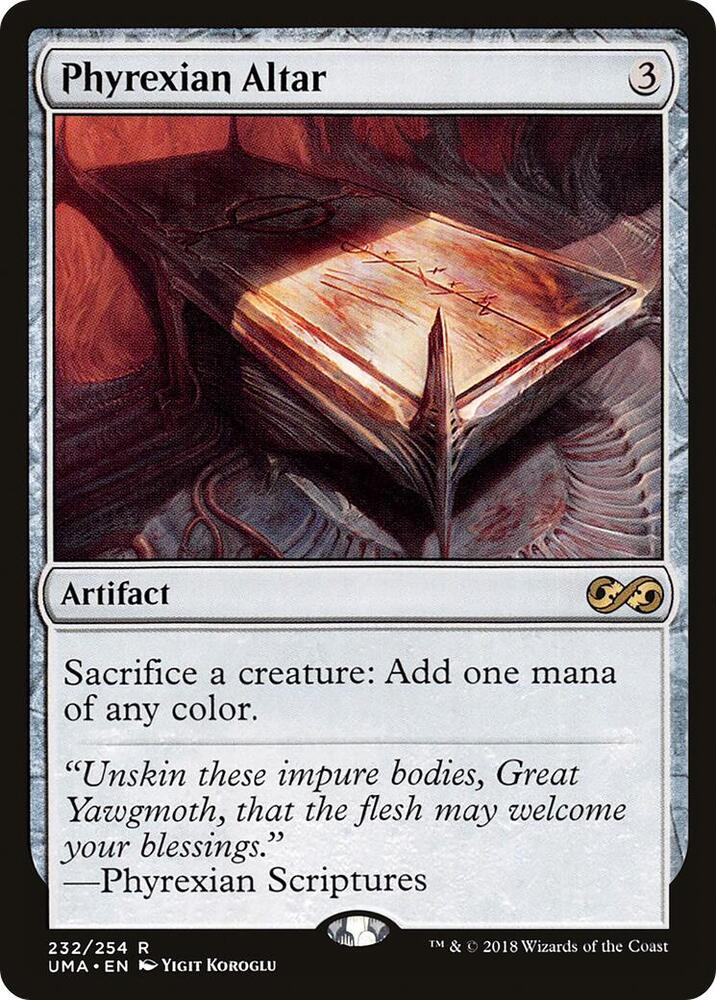 Phyrexian Altar 232 card from Ultimate Masters