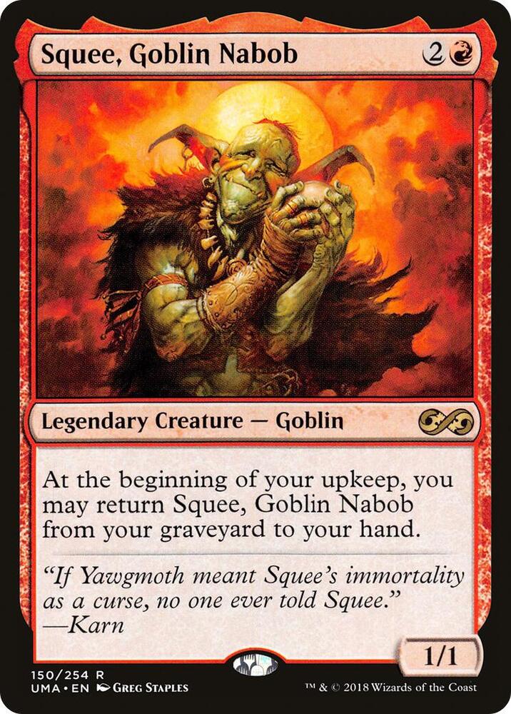 Squee, Goblin Nabob 150 card from Ultimate Masters
