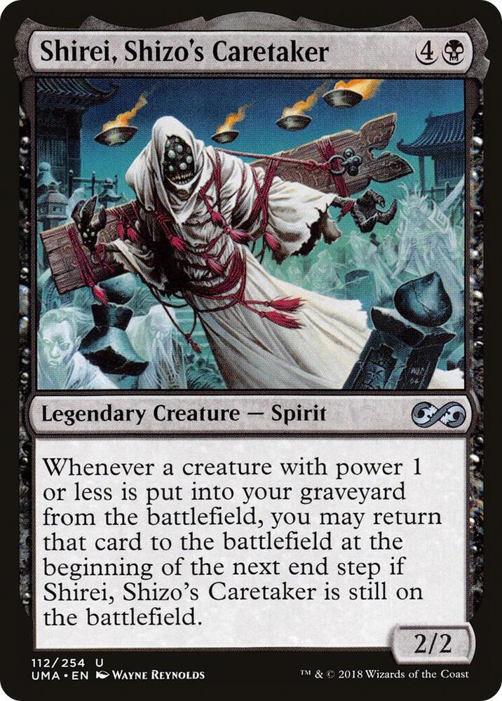 Shirei, Shizo's Caretaker 112 card from Ultimate Masters