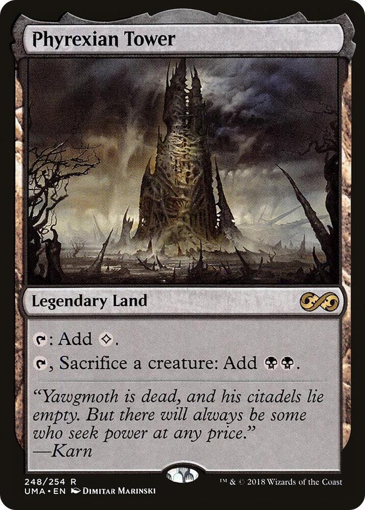Phyrexian Tower 248 card from Ultimate Masters