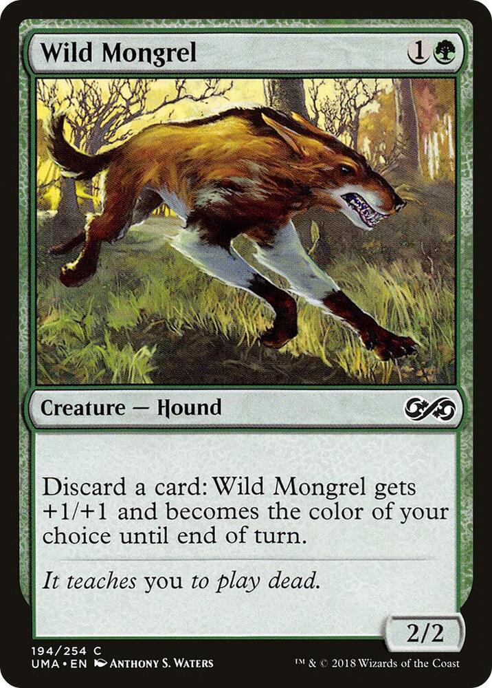Wild Mongrel 194 card from Ultimate Masters