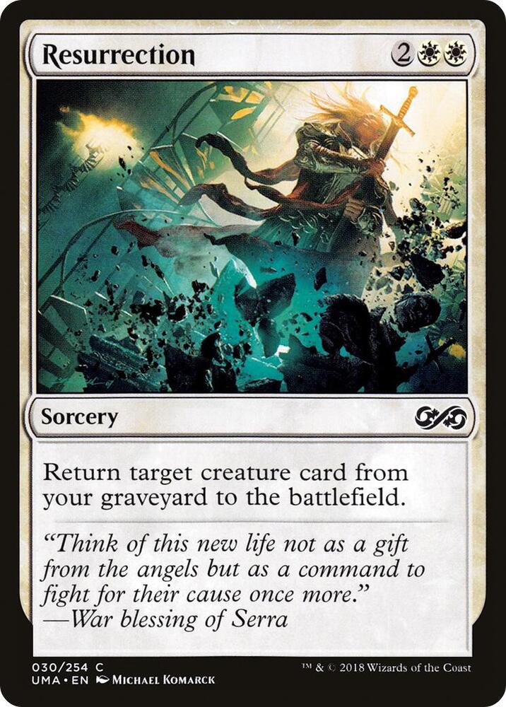 Resurrection 30 card from Ultimate Masters