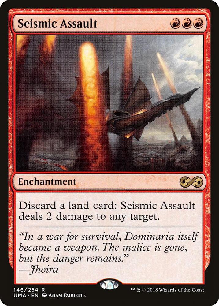 Seismic Assault 146 card from Ultimate Masters