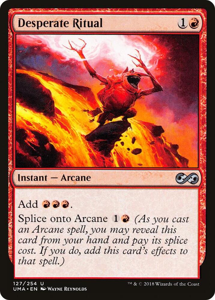 Desperate Ritual 127 card from Ultimate Masters