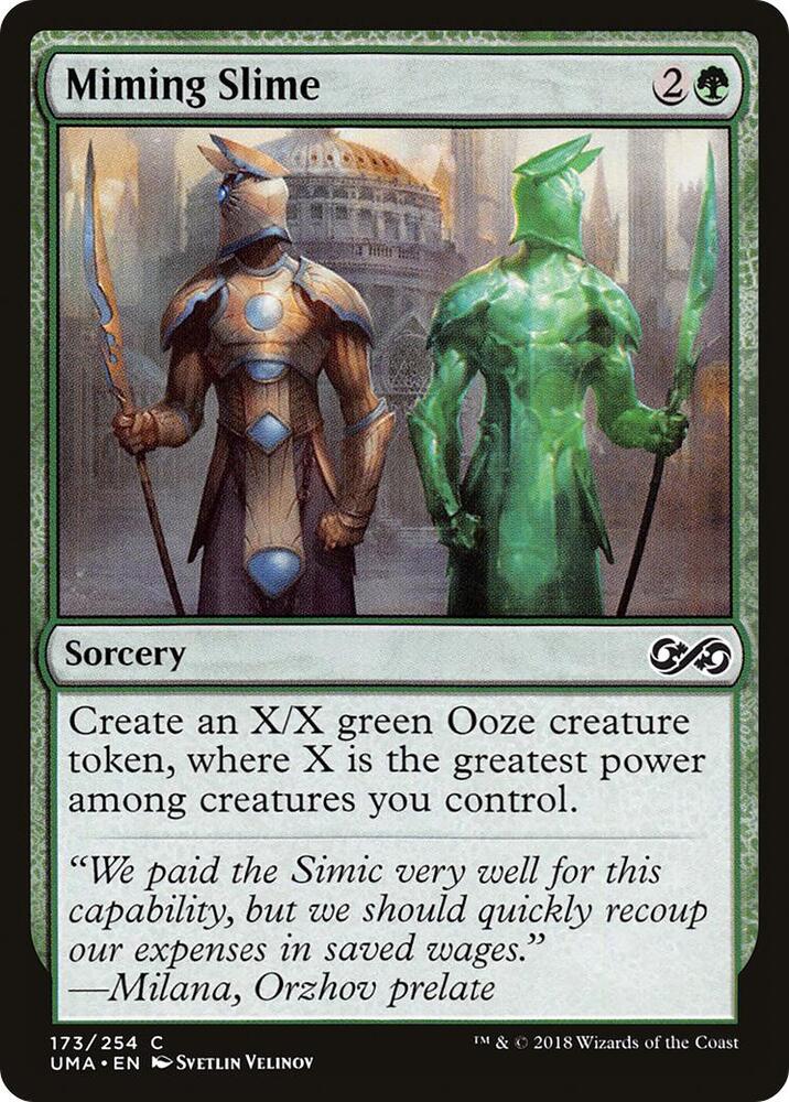 Miming Slime 173 card from Ultimate Masters
