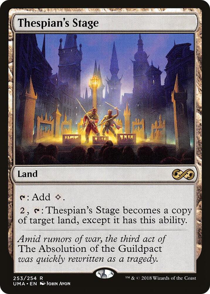 Thespian's Stage 253 card from Ultimate Masters