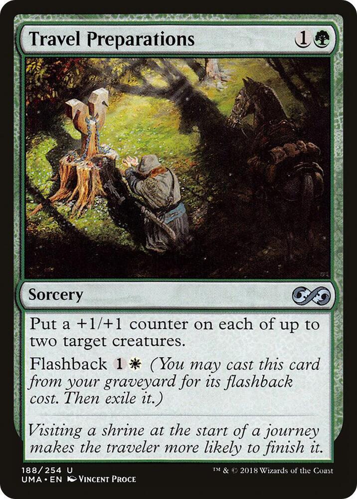 Travel Preparations 188 card from Ultimate Masters