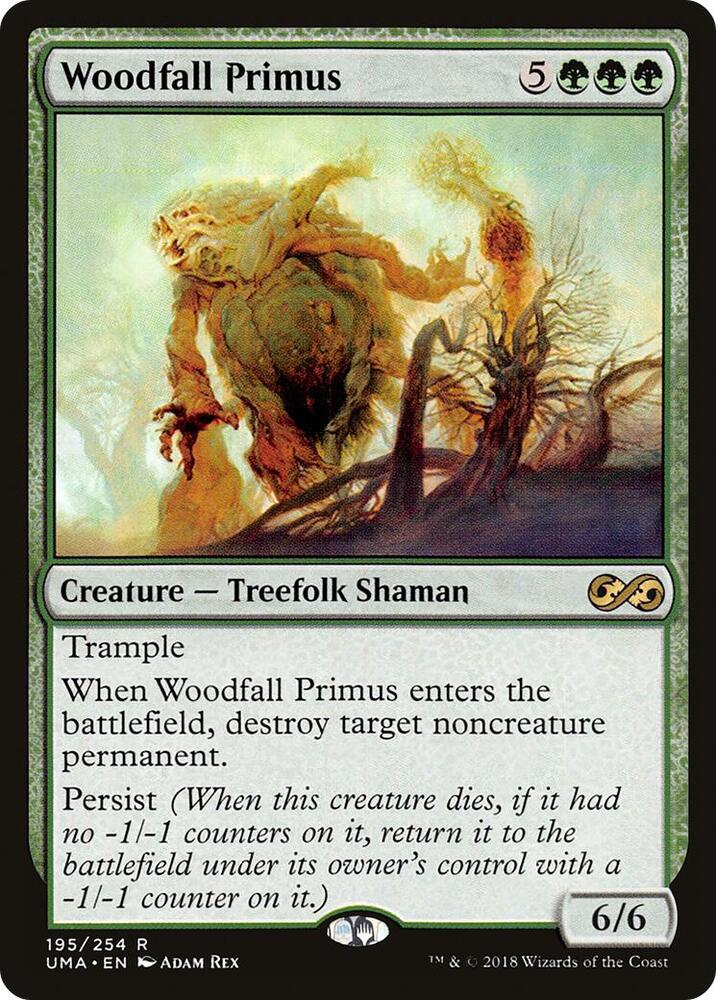 Woodfall Primus 195 card from Ultimate Masters