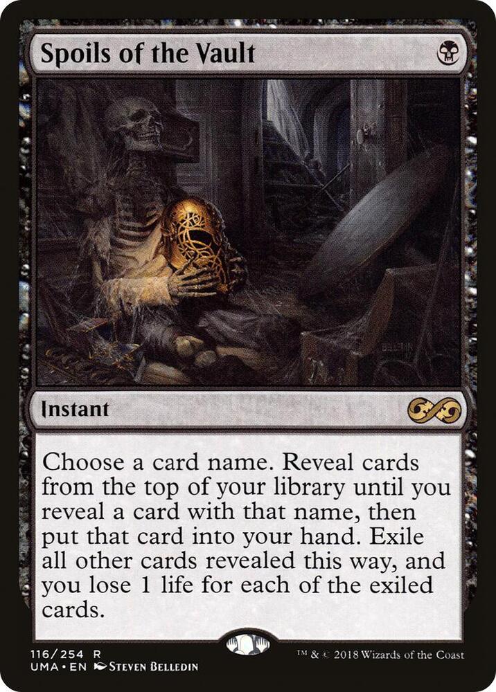 Spoils of the Vault 116 card from Ultimate Masters