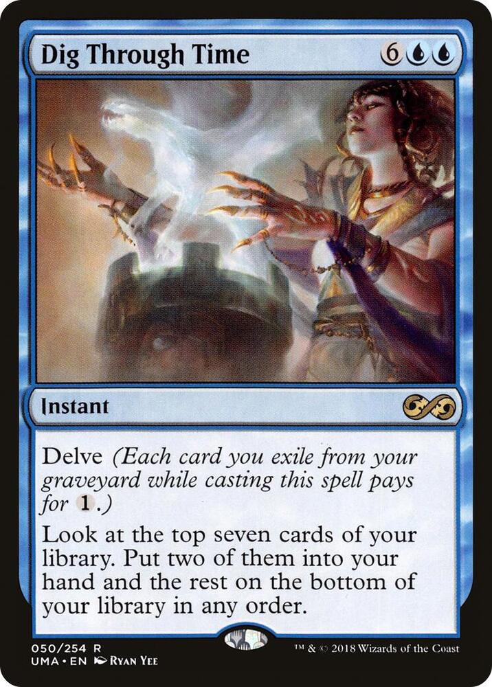 Dig Through Time 50 card from Ultimate Masters