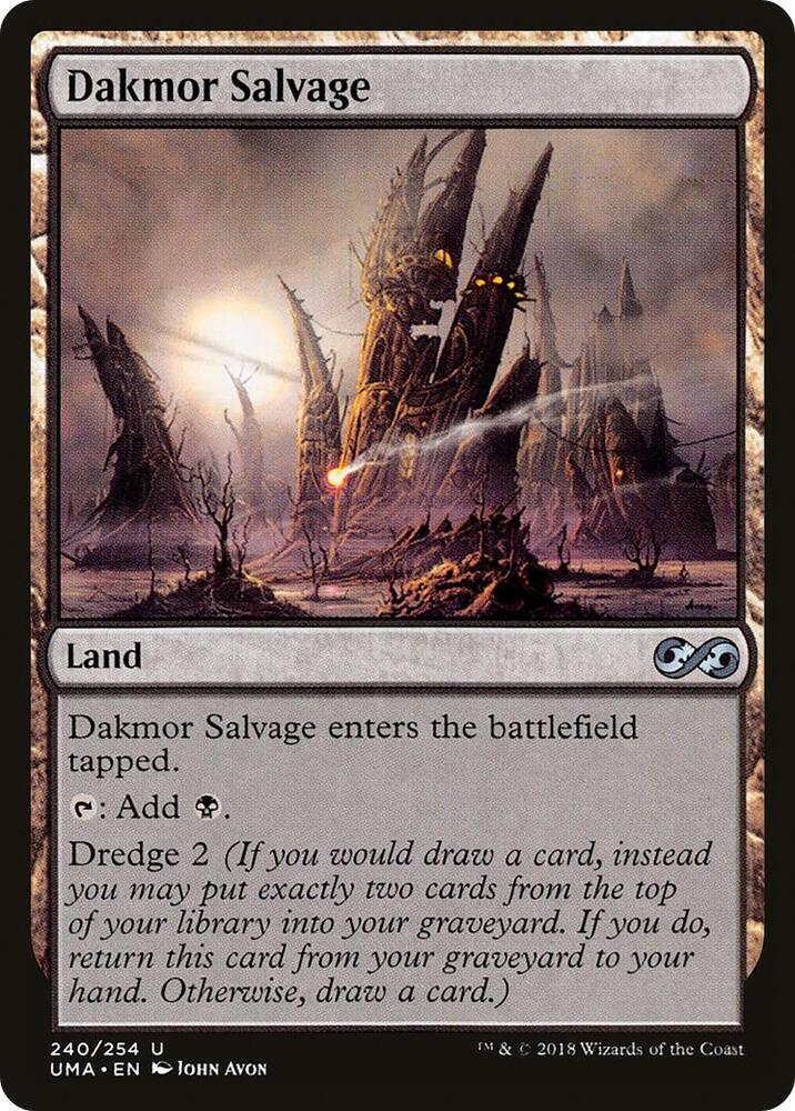 Dakmor Salvage 240 card from Ultimate Masters