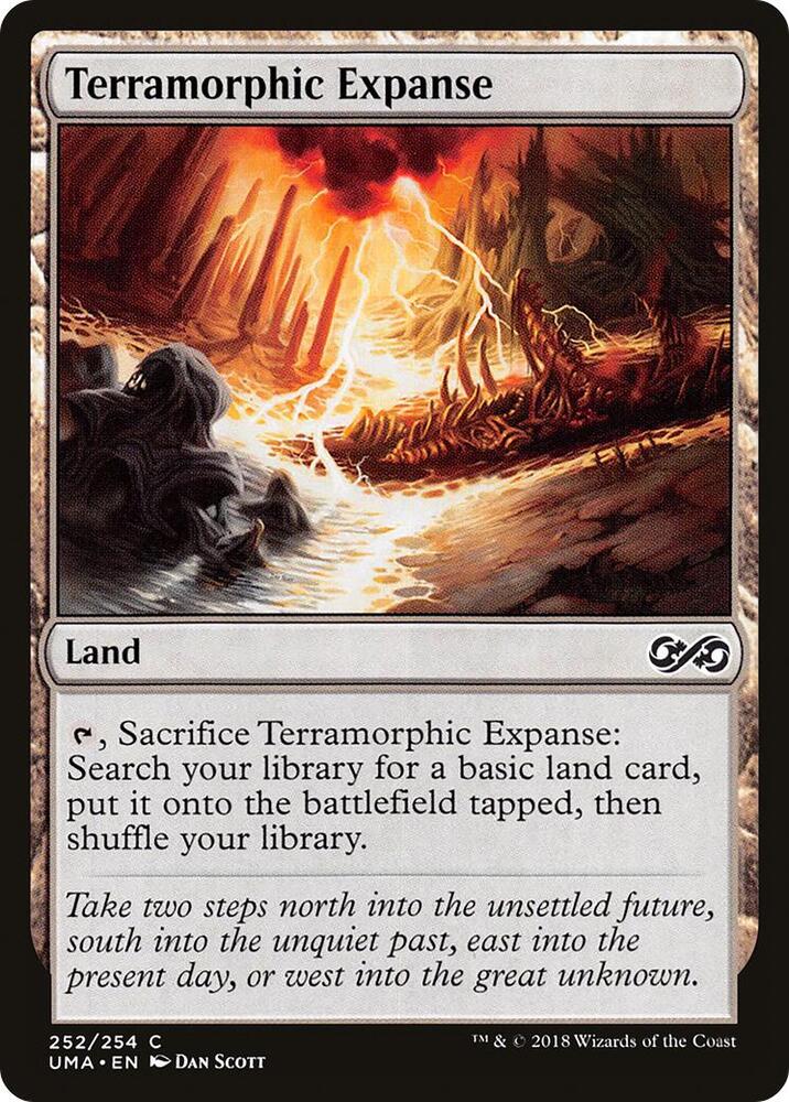 Terramorphic Expanse 252 card from Ultimate Masters