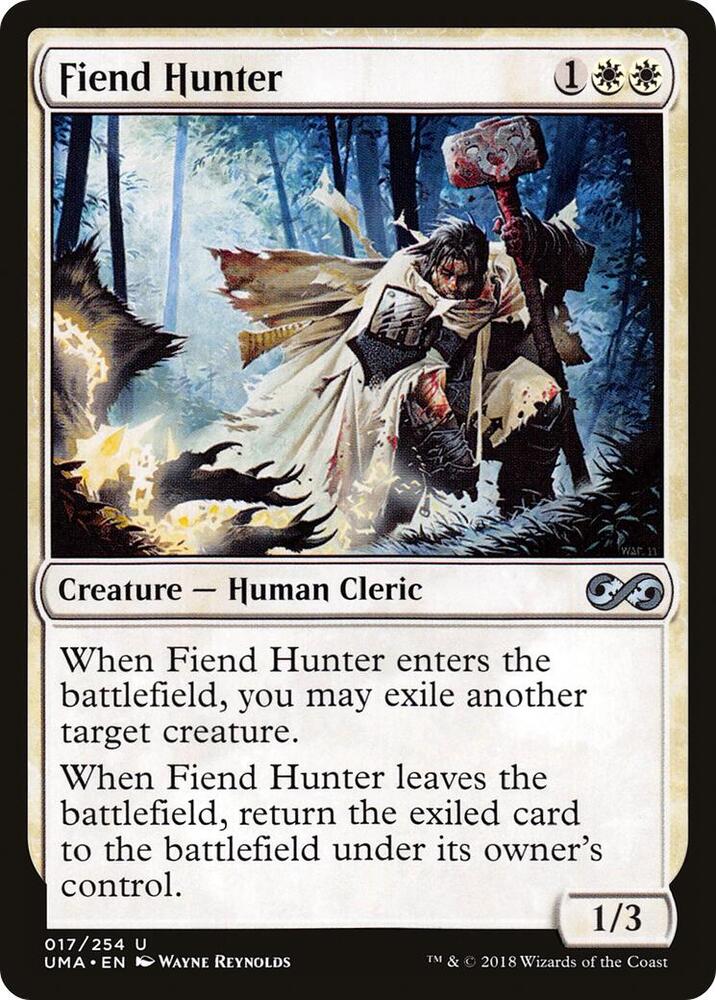 Fiend Hunter 17 card from Ultimate Masters